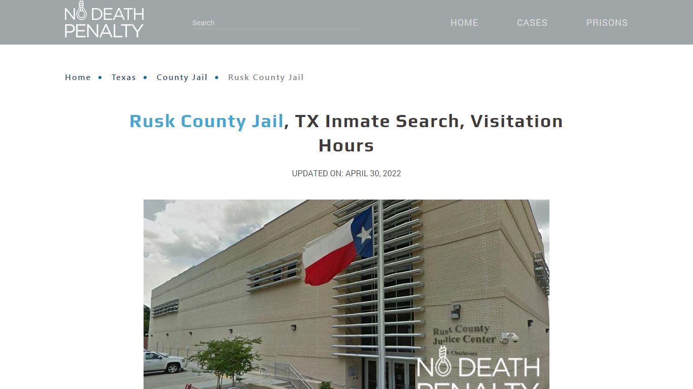 Rusk County Jail, TX Inmate Search, Visitation Hours